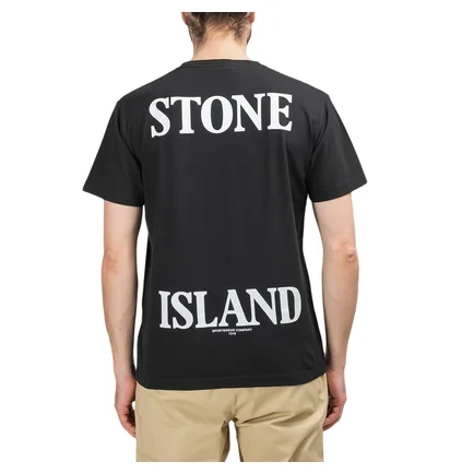 Stone Island 'Data Scan' T-Shirt (Schwarz)