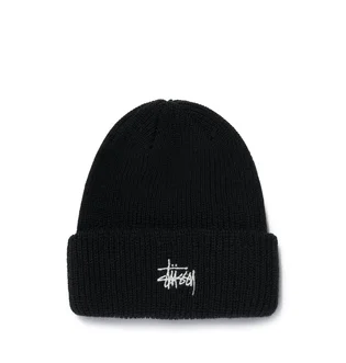 Stüssy Basic Cuff Beanie (Schwarz)