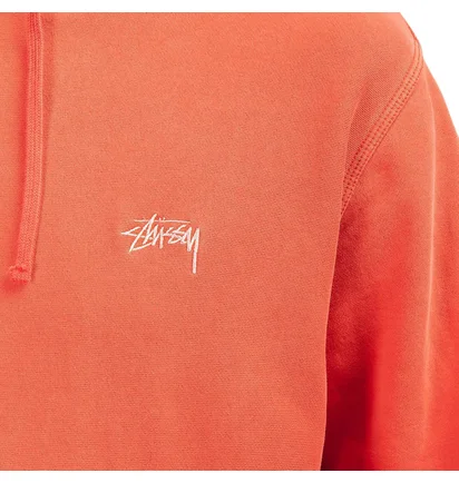 Stüssy Stock Logo Hood (Rot)