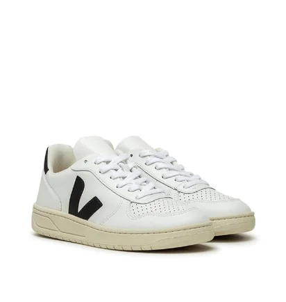 Veja WMNS V-10 Leather (Weiß / Schwarz)