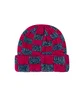 Stüssy Crochet Checkered Beanie (Rot / Grau)