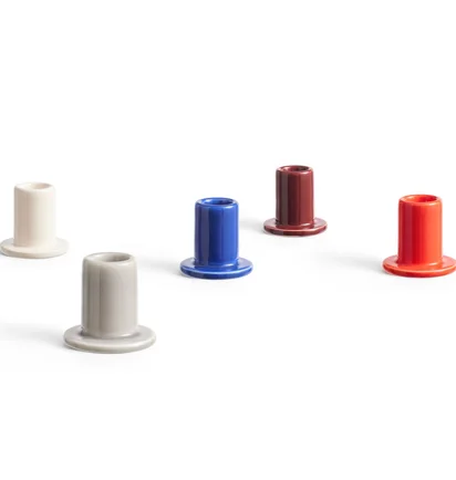HAY Tube Candleholder Small (Creme)