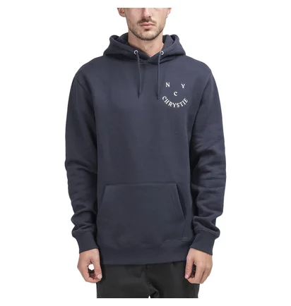 Chrystie NYC Smile Logo Hoodie (Navy)