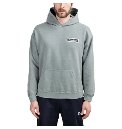 Liberaiders Patchwork Pullover Hoodie (Blaugrau)