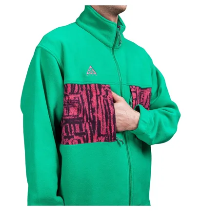 Nike ACG Fleece Jacket (Grün / Pink)