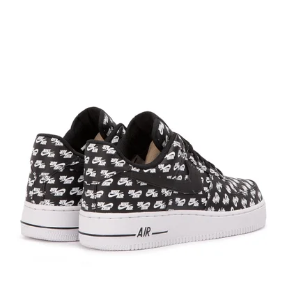Nike Air Force 1 '07 Low QS 'Logos Pack' (Schwarz)