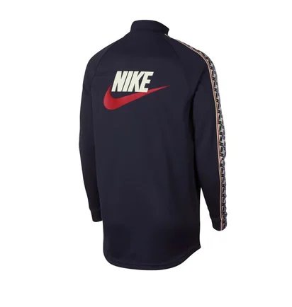 Nike NSW Taped Track Jacket Poly (Dunkelblau / Weißl)