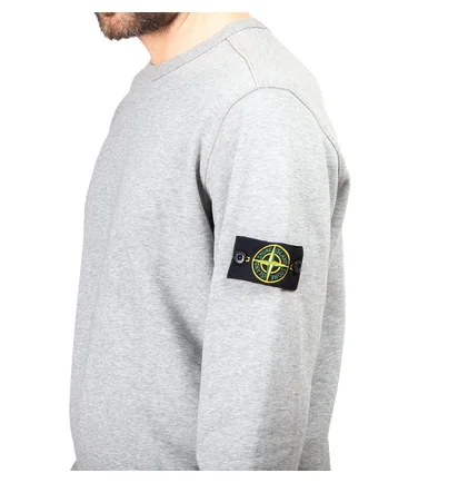 Stone Island Garment Dyed Crew Sweat (Grau)