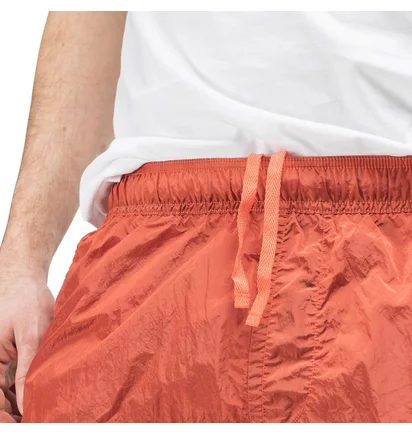 Stone Island Nylon Metal Patch Logo Swim Shorts (Orange)