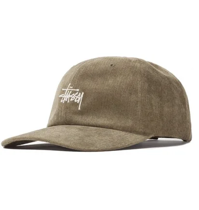 Stüssy No Wale Cord Low Pro Cap (Olive)