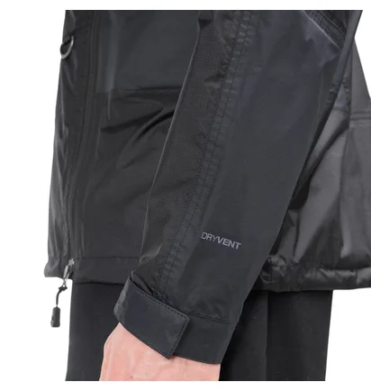 The North Face Steep Tech Light Rain Jacket (Schwarz)