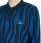 by Parra Aqua Weed Waves Knitted Polo Shirt (Multi)