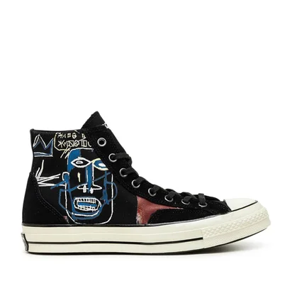Converse x Basquiat Chuck 70 HI (Schwarz / Multi)