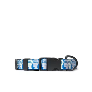 Brain Dead Logo Dog Collar (Blau)