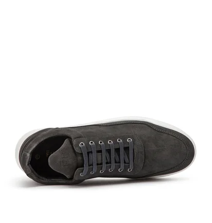 Filling Pieces Low Top Ghost Waxed Suede (Dunkelgrau)