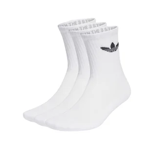 adidas Trefoil Cushion Crew Socks 3er Pack (Weiss)