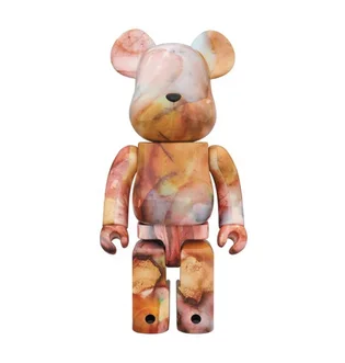 Medicom 1000% Pushead Be@rbrick Toy (Rot / Weiß)