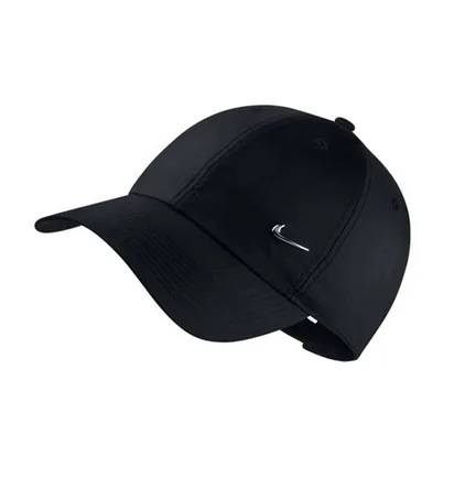 Nike Heritage 86 Metal Swoosh Cap (Schwarz)