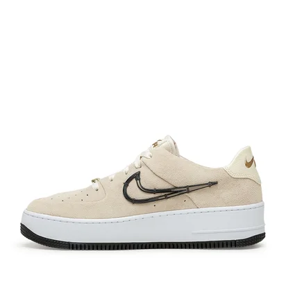 Nike WMNS Air Force 1 Sage Low LX (Beige / Weiß / Schwarz)