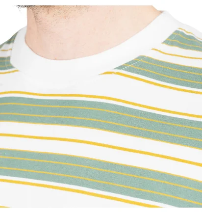 Norse Projects Johannes Multi Stripe T-Shirt (Grün / Weiß)