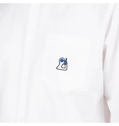 Norse Projects x Geoff McFetridge Anton Oxford Shirt (Weiß)