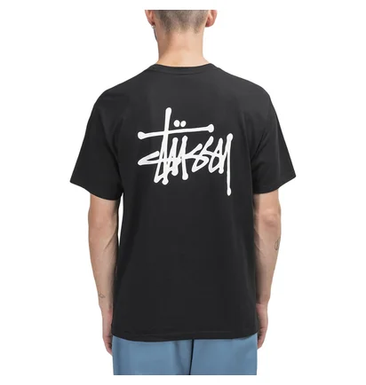 Stüssy Basic Tee (Schwarz)