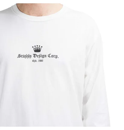 Stüssy Est. 1980 Longsleeve (Weiß)