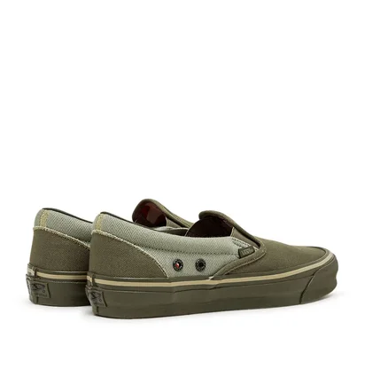 Vans Vault x Nigel Cabourn UA OG Classic Slip-On LX (Oliv)