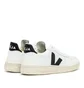 Veja V-10 Leather (Weiß / Schwarz)