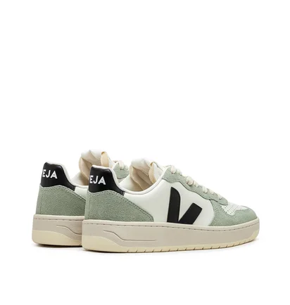 Veja WMNS V-10 Prime Leather (Beige / Grün / Schwarz)