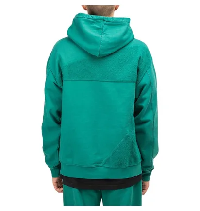 Brain Dead Logo Head Panel Hoodie (Blaugrün)