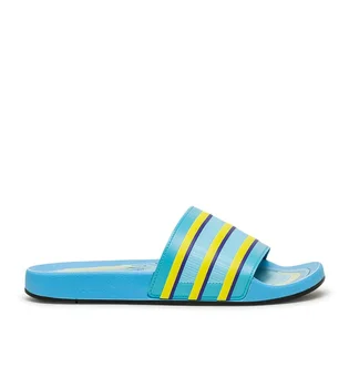 adidas Adilette Premium 'Aqua' (Blau / Gelb)