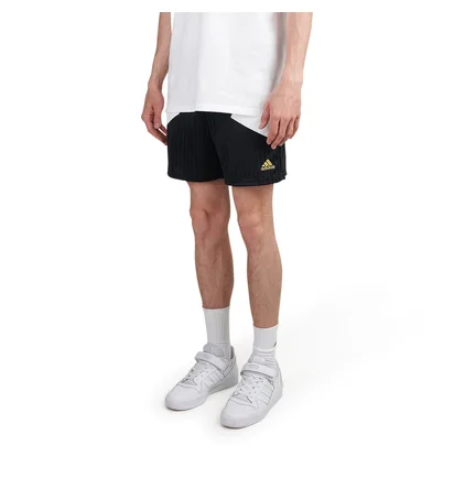 adidas Juventus Icon Shorts (Schwarz / Weiß / Gold)