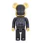 Medicom 1000% Daftpunk Guy Manuel Be@rbrick Toy (Schwarz / Gold)