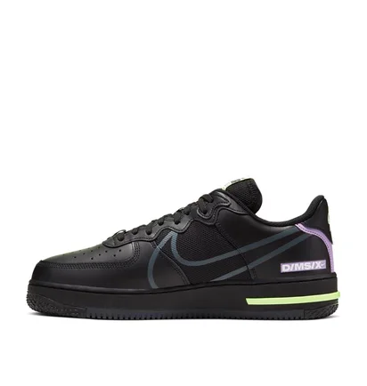 Nike Air Force 1 React (Schwarz / Neon Grün)