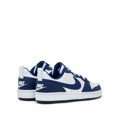 Nike Court Borough Low 2 (GS) (Weiß / Navy)