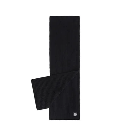 Stone Island Geelong Wool Scarf (Schwarz)