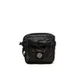 Stone Island Mussola Gommata Canvas Print Bumbag (Schwarz)