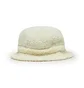 Stüssy Sherpa Fleece Bell Bucket Hat (Weiß)