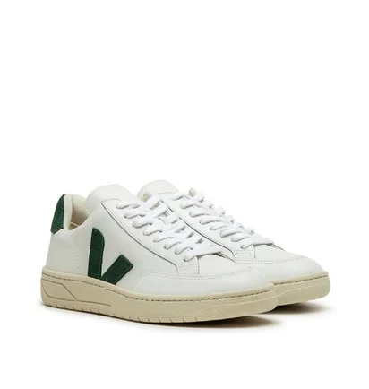 Veja WMNS V-12 Leather (Weiß / Grün)