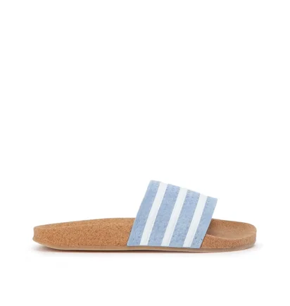 adidas Adilette Cork W (Aschblau / Weiß / Gummi)