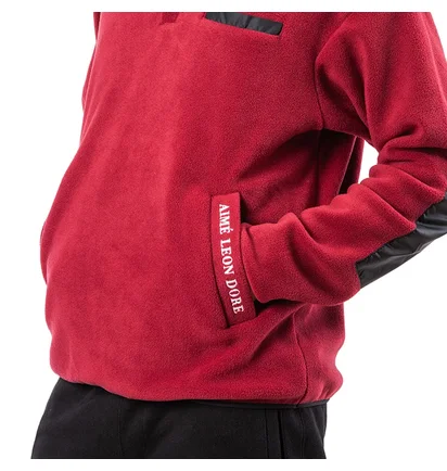 Aimé Leon Dore Polar Fleece Pullover (Burgundy)
