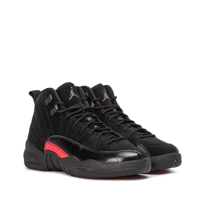 Air Jordan 12 Retro GS (Schwarz / Pink)