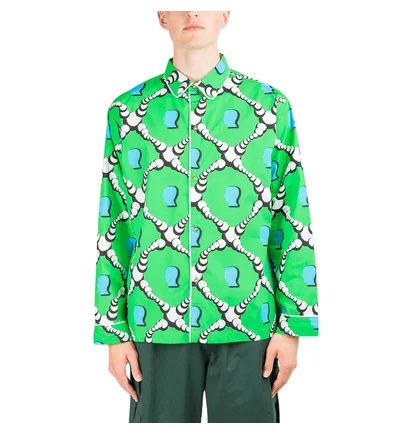 Brain Dead Bubble Pyjama Top (Grün)