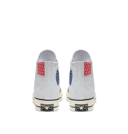 Converse Chuck Taylor 70 Hi Twisted Prep (Grau / Rot / Blau)