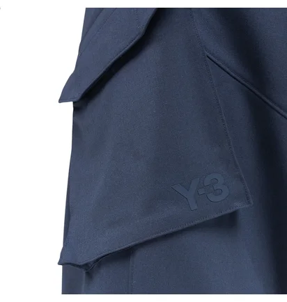 adidas Y-3 W Classic Refined Wool Stretch Cargo Pants (Navy)