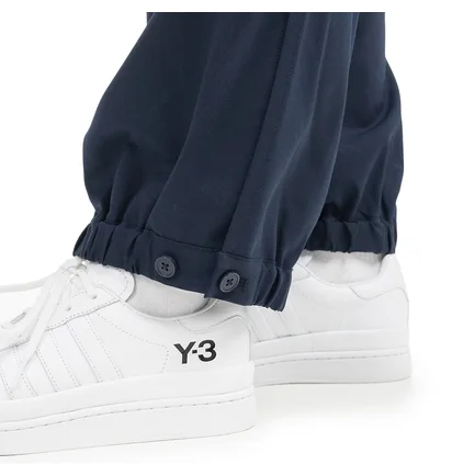 adidas Y-3 W Classic Refined Wool Stretch Cargo Pants (Navy)