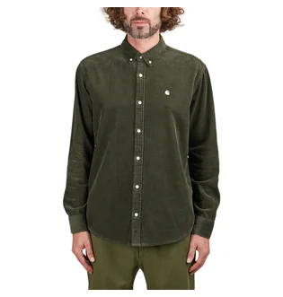 Carhartt WIP Longsleeve Madison Cord Shirt (Grün)