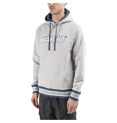 Karhu Contrast Raglan Hoodie (Grau / Blau)