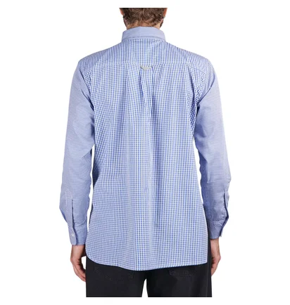 Pop Trading Company Checked BD Shirt (Blau / Grün / Weiß)